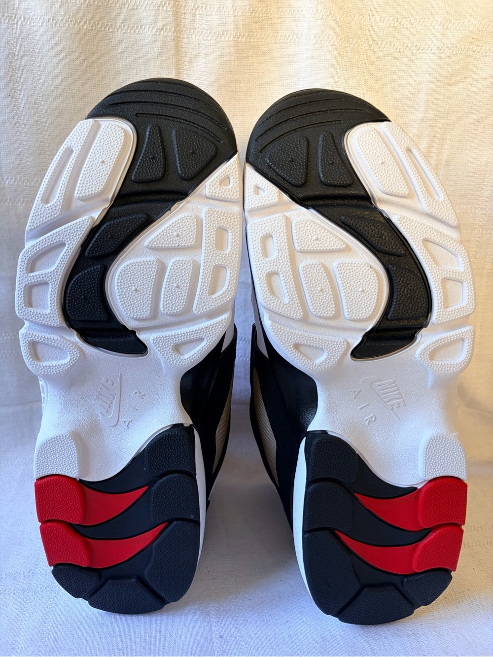 Nike Air Diamond Turf White Fire Red Black 49ers Sneakers Size 11 FZ8224-100 - Picture 5 of 10
